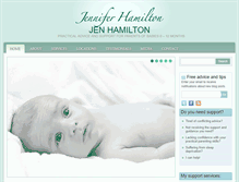 Tablet Screenshot of jenhamilton.com.au
